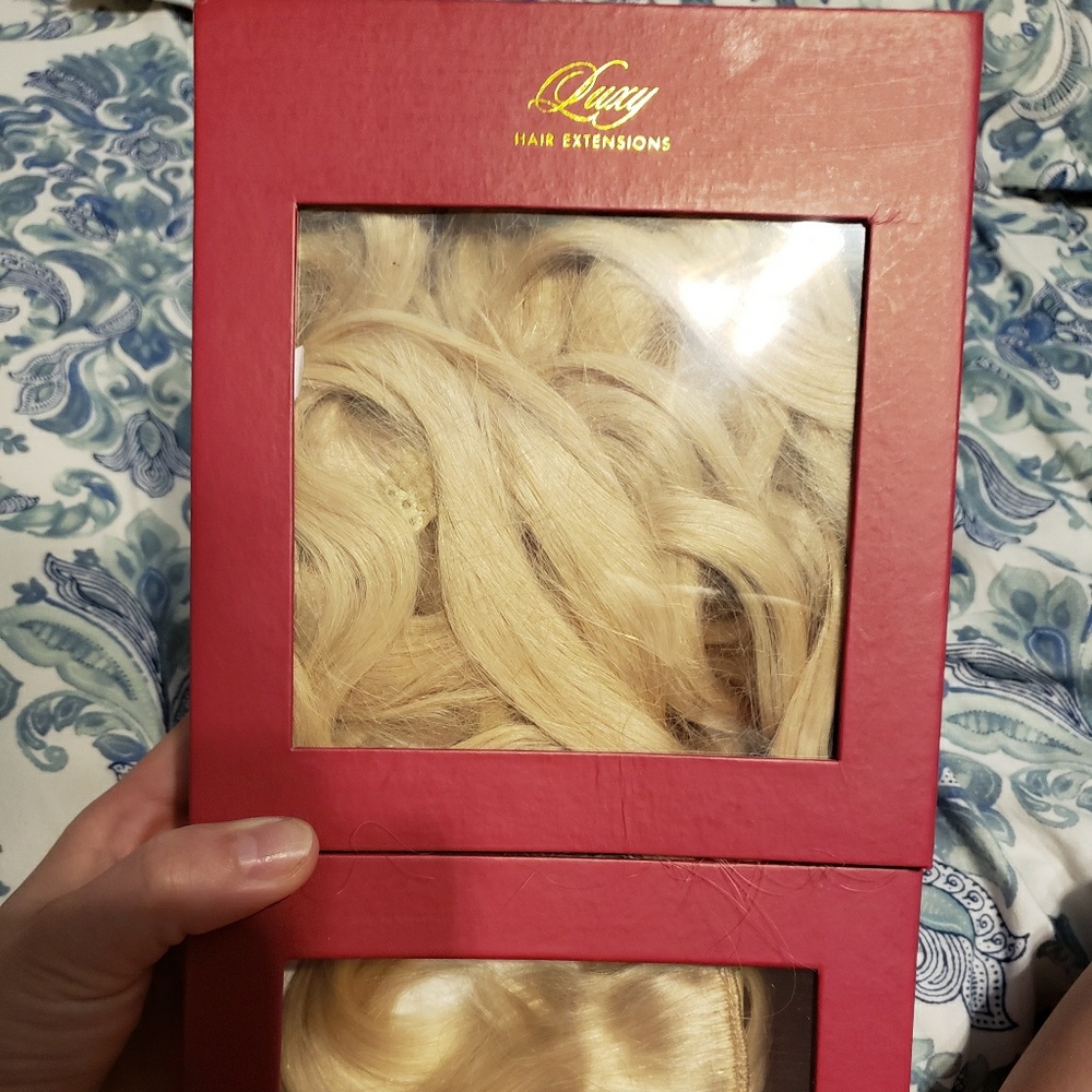 Luxy Clip-in Extensions in Ash Blonde